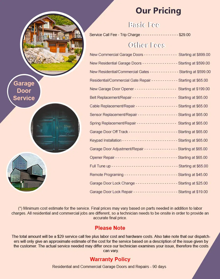 Community Garage Door Service Hutchins, TX 469-546-0401